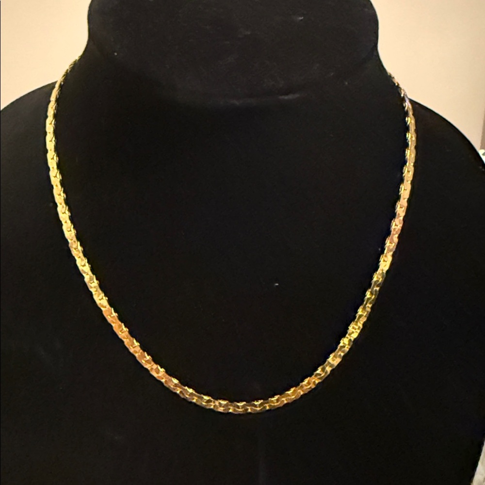 14k gold GP stamped Elegant Gold Necklace